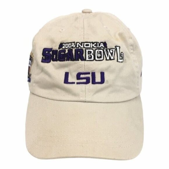 Nike Other - Nike 2004 Hat LSU Tigers Nokia Sugar Bowl NATIONAL CHAMPIONS Tan Cap